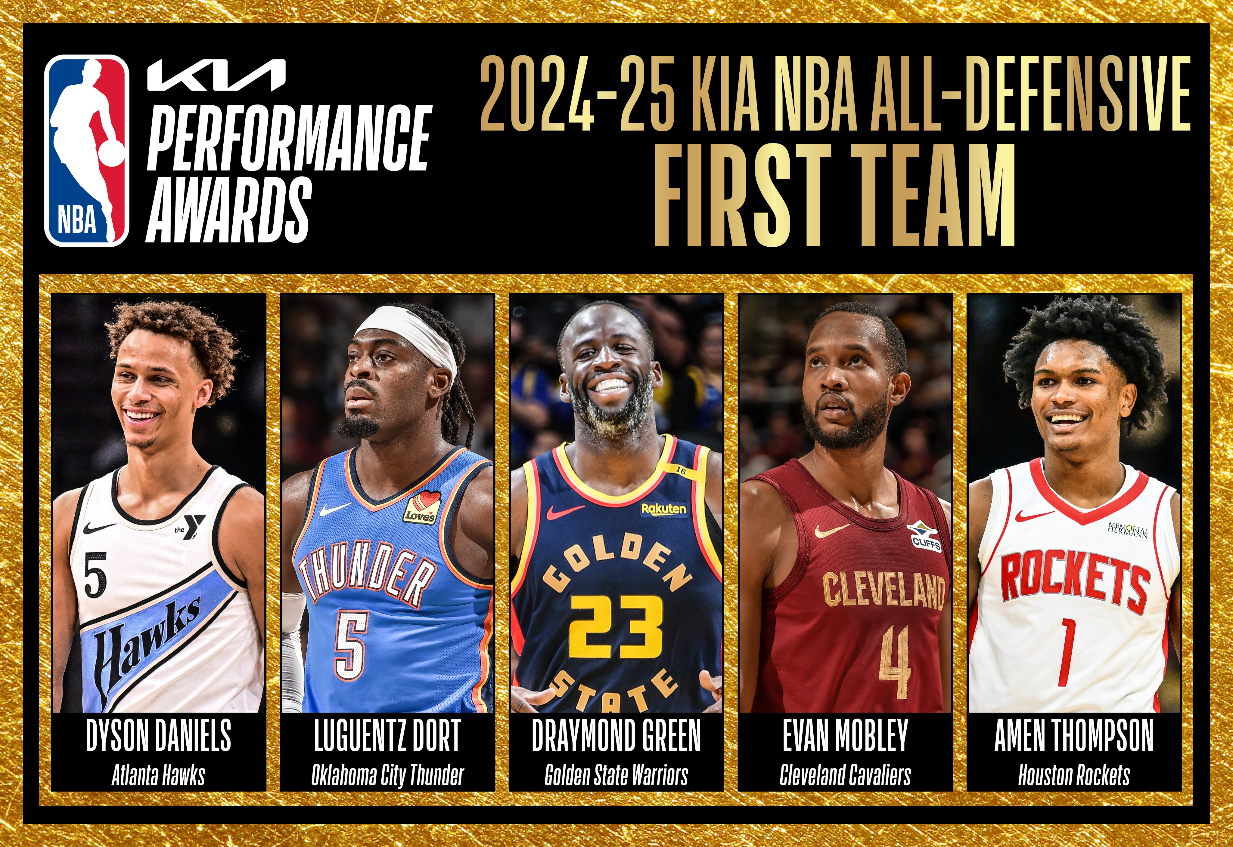NBA年度防守天团 五大铁闸锁死对手进攻